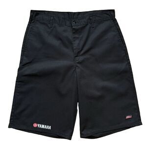 Dickies X Yamaha Shorts Men 36 Black Baggy Mechanic Workwear Skater